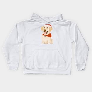 Cute Labrador Retriever Drawing Kids Hoodie